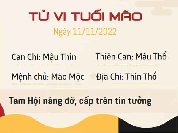Tử vi thứ 6 ngày 11/11/2022 của 12 con giáp: Thìn mâu thuẫn, Mão được cấp trên tin tưởng