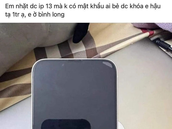 Cô gái nhặt được iPhone13 cương quyết không trả, cư dân mạng khuyên ngăn hết lời