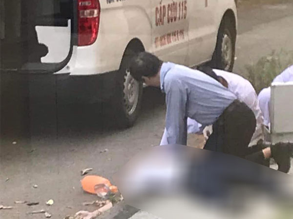 Nam sinh viên Đại Học Hàng Hải rơi từ tầng cao xuống đất tử vong