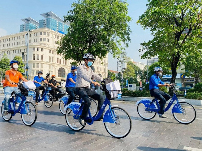 Hà Nội thí điểm cho thuê xe đạp công cộng với giá rẻ bất ngờ
