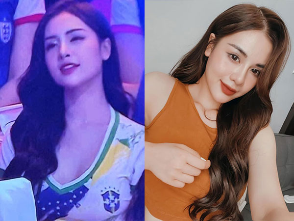 Cộng đồng mạng rần rần 'xin info' hot girl khoác áo Brazil tại 'Nóng cùng World Cup 2022' vì quá xinh đẹp
