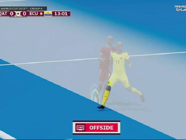 Qatar là đội đầu tiên hưởng lợi từ công nghệ bắt việt vị bán tự động tại World Cup 2022