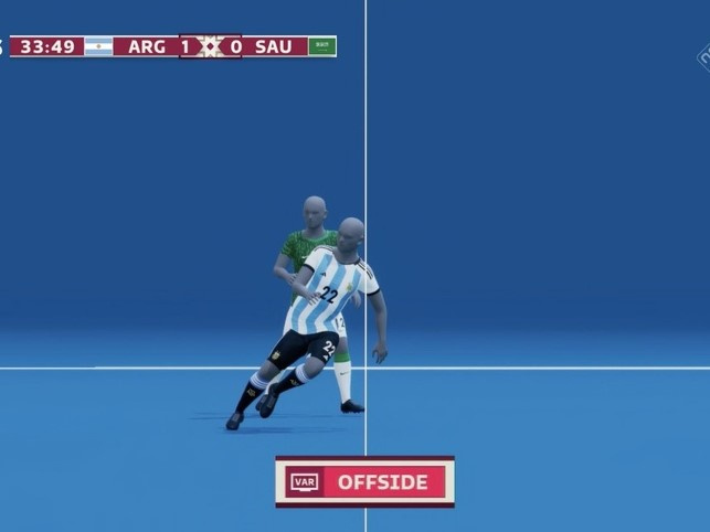 VAR gây tranh cãi khi từ chối bàn của Argentina