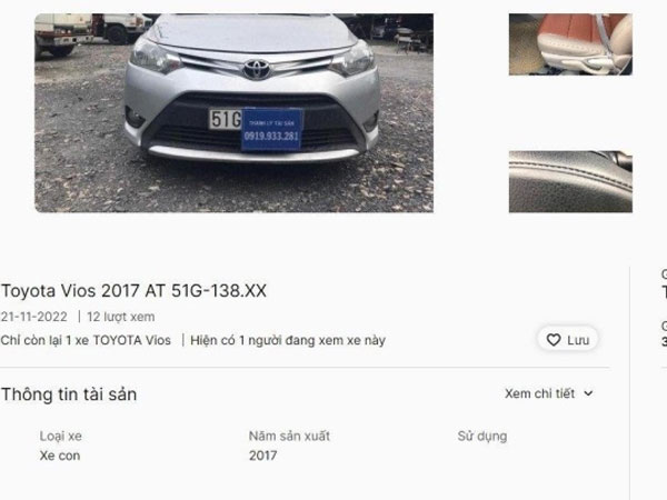 Ngân hàng ồ ạt thanh lý ô tô, giá chỉ từ... 20 triệu đồng