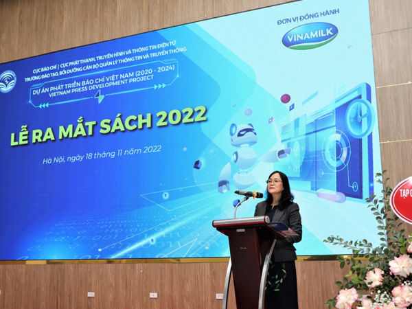 Dự án phát triển báo chí Việt Nam tổ chức ra mắt sách năm 2022