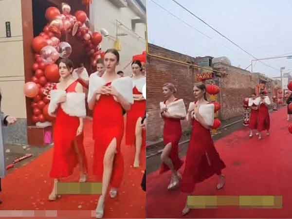 Nhà gái mời 8 người mẫu xinh đẹp làm phù dâu, dân mạng lo cho nghị lực của chú rể