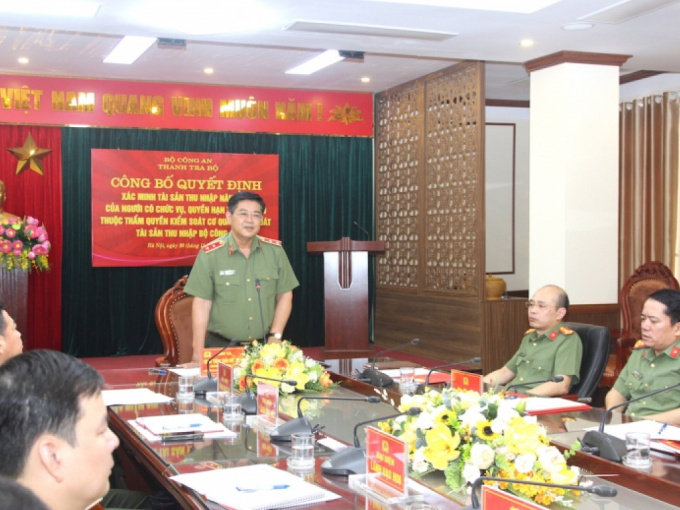 Bộ Công an lần đầu tiên xác minh tài sản, thu nhập của người có chức vụ trong CAND
