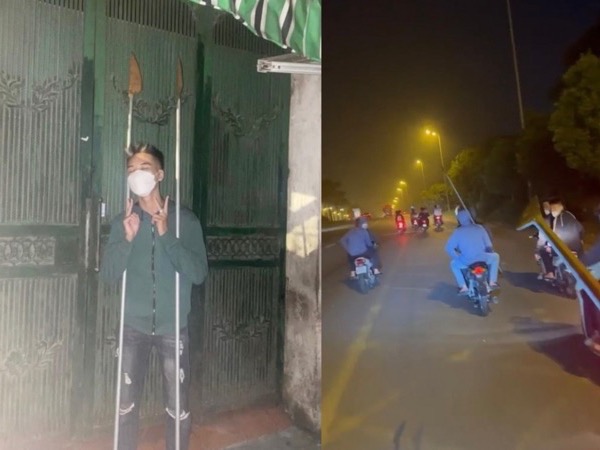 Nhóm trẻ trâu hội quân trên MXH rủ nhau cầm hung khí đi 'hỗn chiến'
