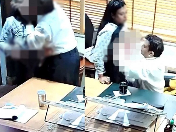 Lộ video thẩm phán 'ân ái' với nữ thư ký ngay trong phòng làm việc khiến dư luận bức xúc