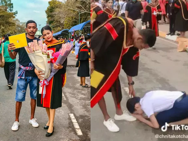 Clip: Xúc động em gái quỳ cúi đầu trước anh trai vì lý do đặc biệt