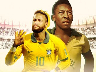 Neymar có thể sánh ngang kỷ lục Pele ở trận Brazil đấu Croatia