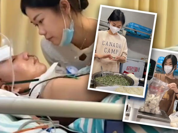 Vợ bán bánh bao kiếm từng đồng để chữa trị cho chồng hôn mê vì tổn thương não sau tai nạn