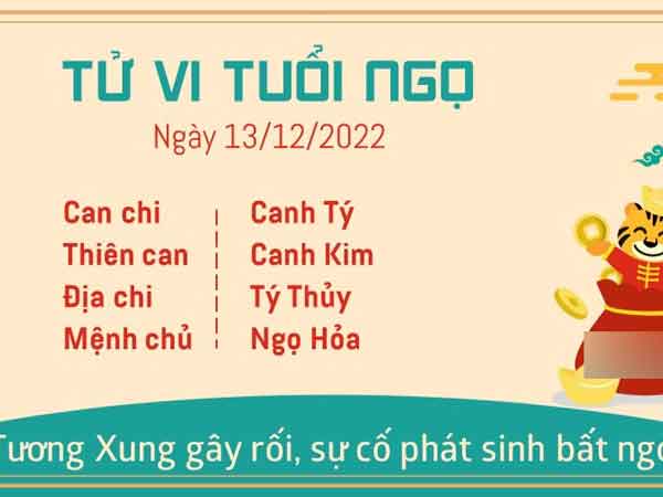 Tử vi thứ 3 ngày 13/12/2022 của 12 con giáp: Ngọ gặp sự cố, Tuất phát triển