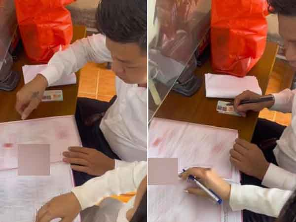 Vợ hấp tấp ký nhầm giấy đăng ký kết hôn của người khác, nam thanh niên hoảng hốt hỏi cán bộ: 'Chị ơi thế em có mất vợ không?'
