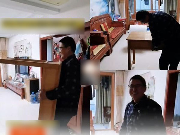 Nói dối là gia cảnh khó khăn không có bàn nên chưa làm xong bài tập, cậu bé được thầy giáo bê bàn đến tận nhà tặng