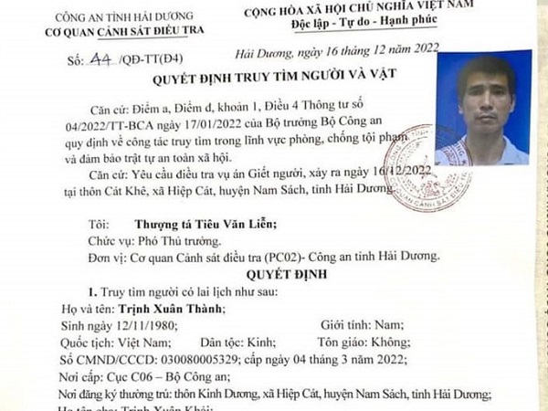Truy bắt nghi phạm mất 1/3 tai sát hại dã man hàng xóm, phóng hỏa đốt nhà