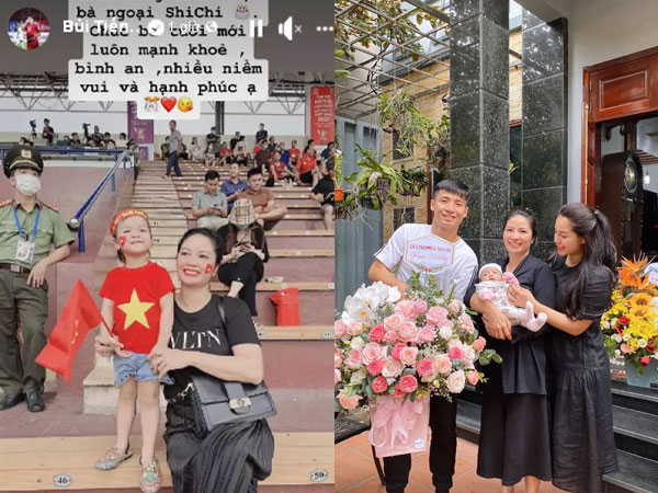 Bùi Tiến Dũng khoe mẹ vợ, nhan sắc phụ huynh gây sốt