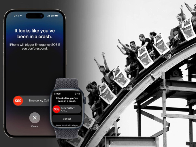 'Dở khóc dở cười' với tính năng trợ giúp người bị tai nạn ôtô của Apple