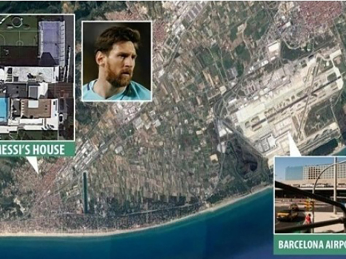 Tại sao không một chiếc máy bay nào trên thế giới có thể bay qua nóc nhà Messi?