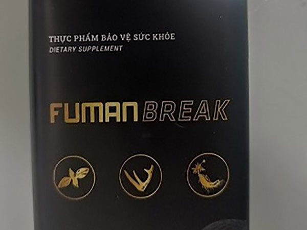 Phát hiện chất cấm trong sản phẩm dành cho nam giới