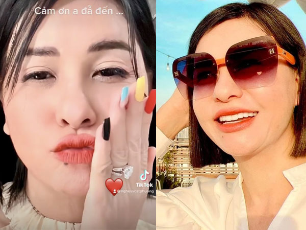 Hậu chia tay Kiều Minh Tuấn, Cát Phượng khoe nhẫn ngón áp út nhắn nhủ đến ai đó: 'Cảm ơn anh đã đến'