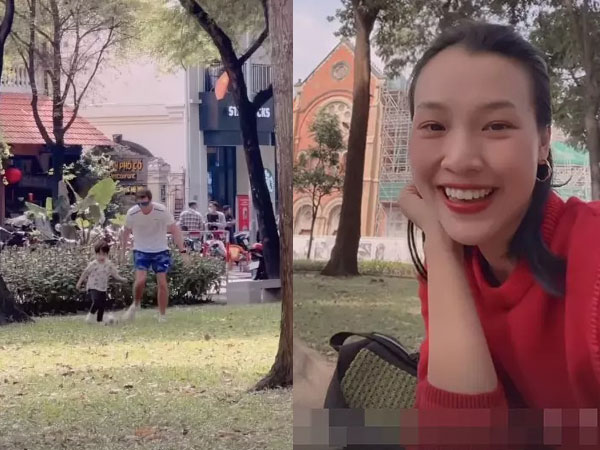 Hoàng Oanh xuất hiện cùng chồng cũ, thái độ ra sao?
