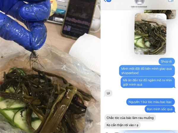 Khiếu nại khi phát hiện búi tóc trong suất đồ ăn hơn 200 nghìn đồng, cô gái nhận về câu trả lời gây sốc
