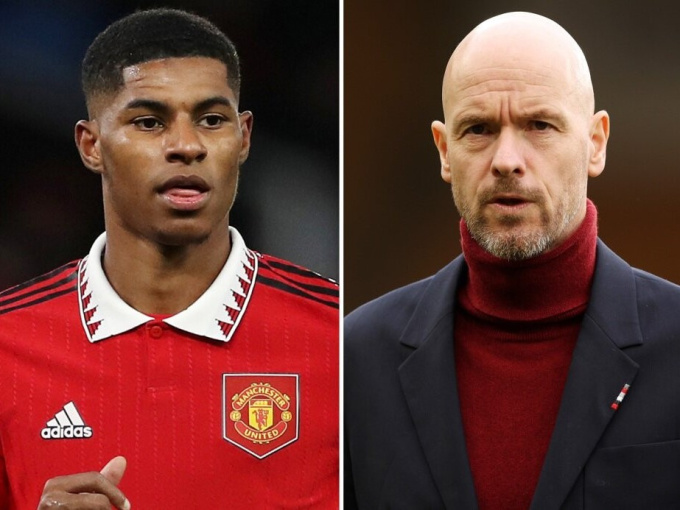 Ten Hag trừng phạt Rashford vì vô kỷ luật