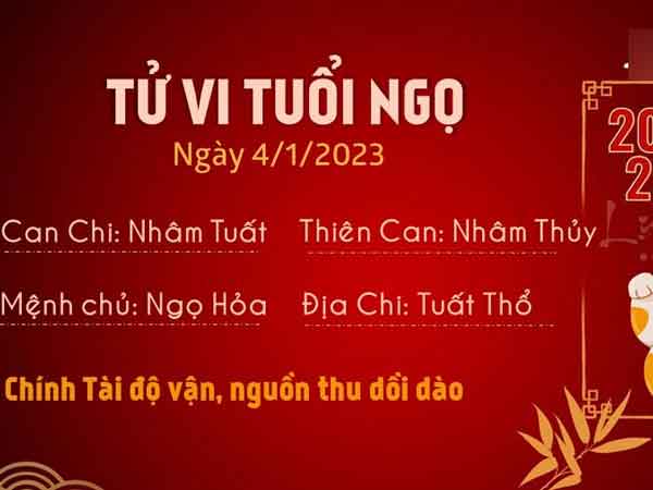 Tử vi thứ 4 ngày 04/01/2023 của 12 con giáp: Tý lộc lá kém sắc, Dần làm ăn thuận lợi