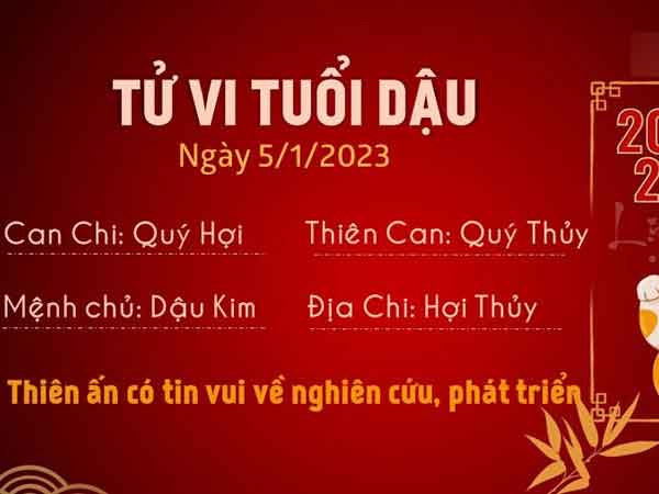 Tử vi thứ 5 ngày 05/01/2023 của 12 con giáp: Thân có cơ hội, Hợi mâu thuẫn