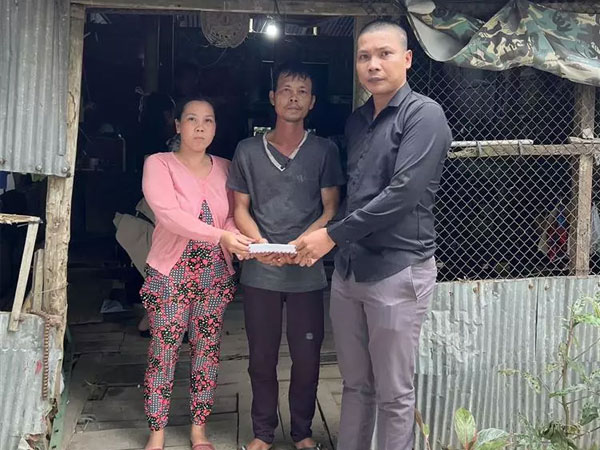 Lộc Fuho hành động ý nghĩa với gia đình bé trai rơi trụ bê tông