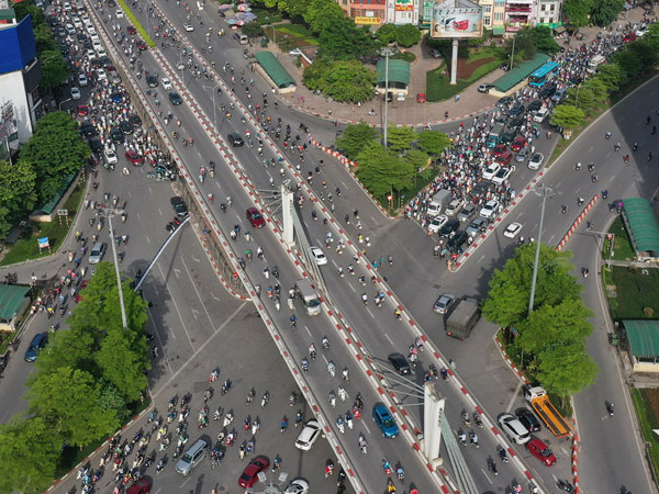 Hà Nội loay hoay giải bài toán ùn tắc nút giao Ngã Tư Sở