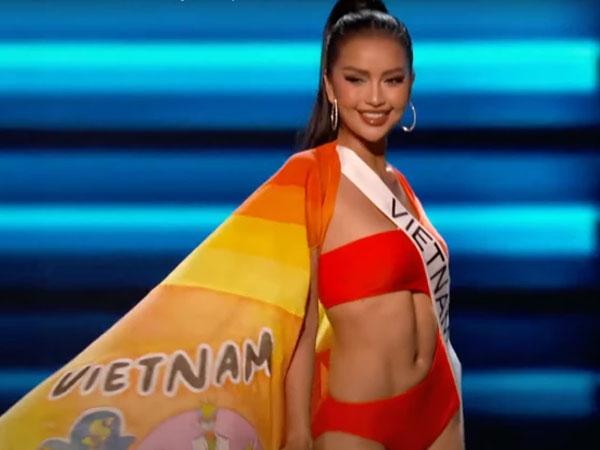 Ngọc Châu walk 'sập sàn' trong phần thi bikini bán kết Miss Universe: Cơ bụng đẹp 'nghẹt thở'