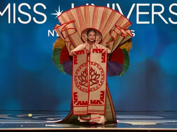 Ngọc Châu thi quốc phục Miss Universe, nhận lời khen visual