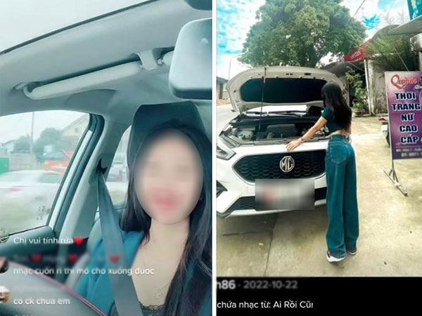 Xôn xao clip vừa lái xe vừa livestream gây phẫn nộ, nữ tài xế có vi phạm?