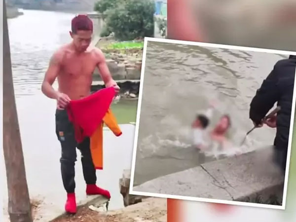Nhảy xuống sông giữa tiết trời lạnh giá cứu người chết đuối nhưng lại bị chỉ trích vì nhuộm tóc, xăm hình