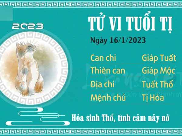 Tử vi thứ 2 ngày 16/01/2023 của 12 con giáp: Sửu rủng rỉnh thưởng, Thìn bị ám hại