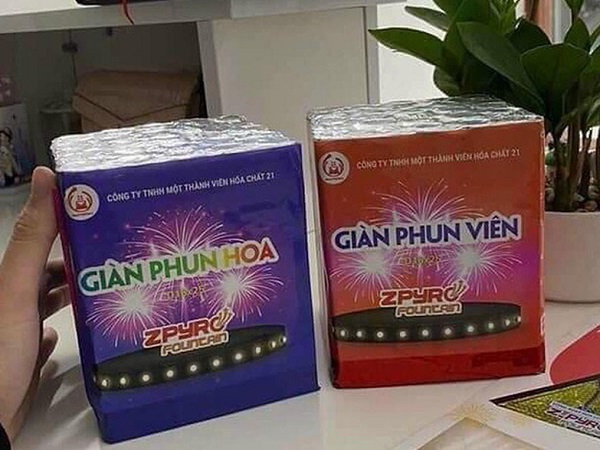 Cảnh báo người dân không mua trực tuyến pháo hoa