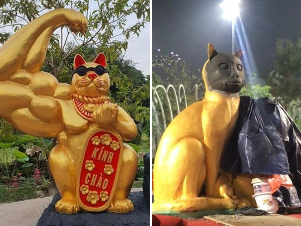 Linh vật mèo Tết 2023 'trình làng' vô số kiểu tạo hình độc, lạ