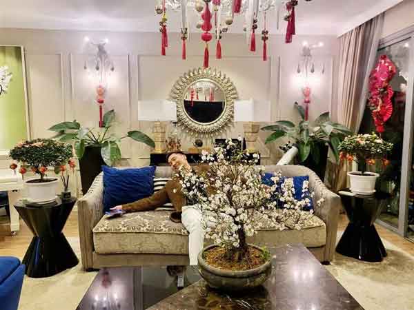 Vợ Mạnh Trường khoe ảnh Tết, đã mắt cơ ngơi sang xịn