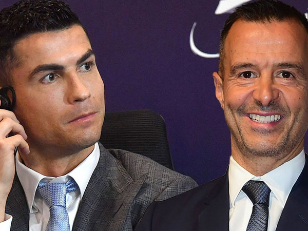 Ronaldo sa thải ‘siêu cò’ Jorge Mendes vì cản tung hê MU