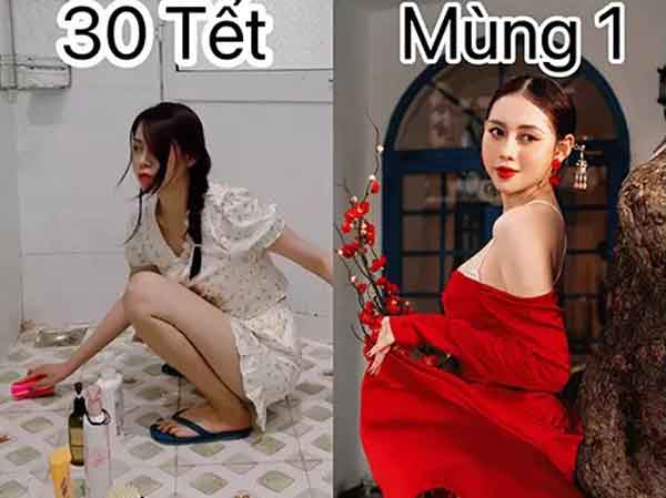 Giật mình không nhận ra dàn hot girl đình đám về quê đón Tết