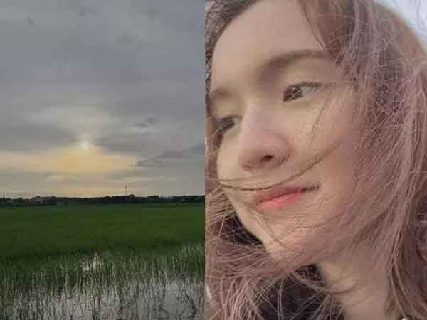 Nghi vấn Hải Tú đang về thăm quê ngoại Sơn Tùng?