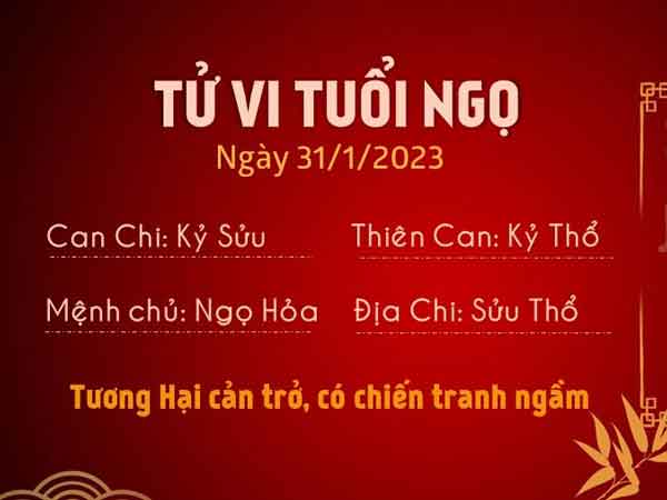 Tử vi thứ 3 ngày 31/01/2023 của 12 con giáp: Dậu có đột phá, Ngọ tranh chấp ngầm