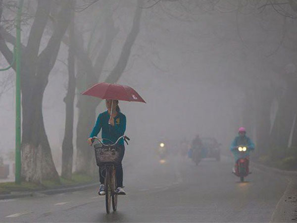 Miền Bắc tăng nhiệt mạnh, chuyển mưa phùn, nồm ẩm dài ngày