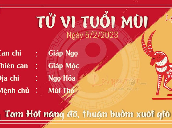 Tử vi Chủ Nhật ngày 05/02/2023 của 12 con giáp: Mùi đón tài lộc, Thân gặp rắc rối