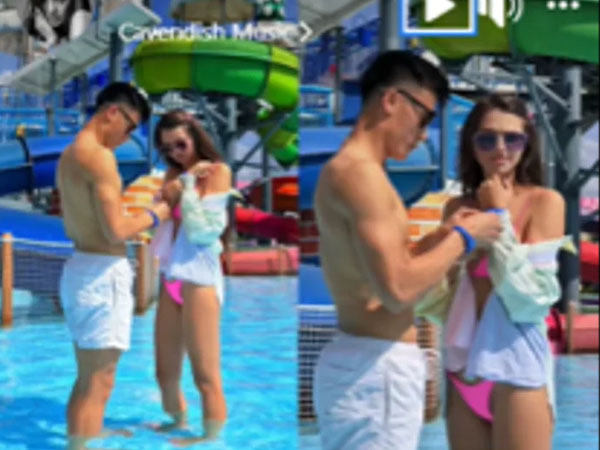Vợ Bùi Tiến Dũng khiến dân tình 'bỏng mắt' khi diện bikini khoe body 'căng đét'