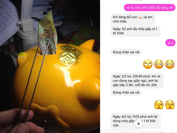 Vừa mở miệng xin 100 nghìn đổ xăng, vợ tuyên bố một câu rồi thách thức 'đúng nhận, sai cãi' khiến anh chồng im re