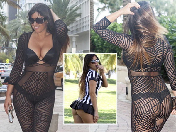 Nữ trọng tài sexy nhất thế giới thiêu đốt bãi biển với bikini nhỏ xíu