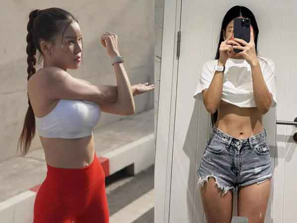 Bạn gái Đặng Văn Lâm vén áo khoe dáng, khéo léo che vòng 1